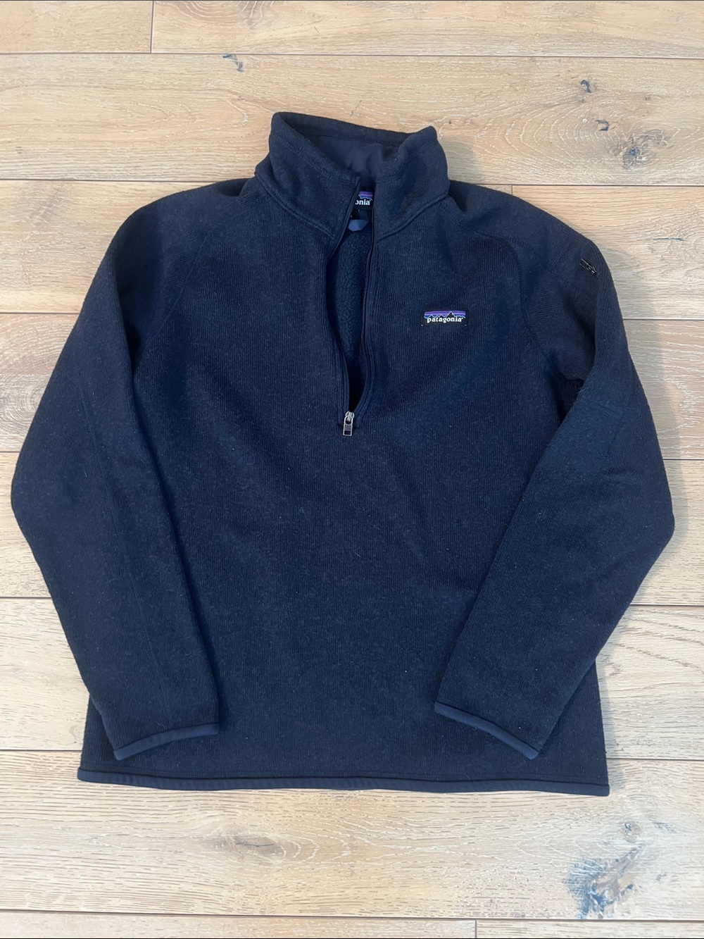Patagonia Navy Quarter-Zip Pullover